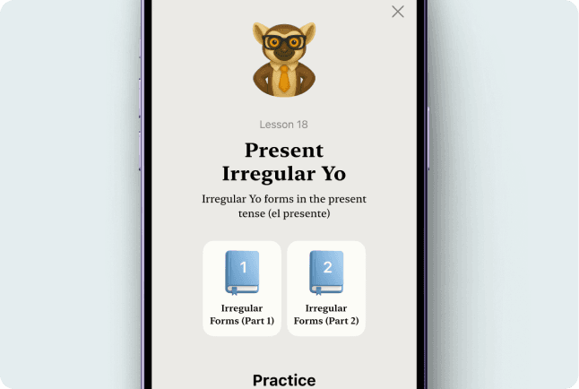Learn through guided lessons