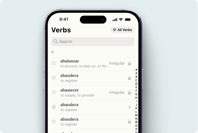 Get the whole verb library in one app